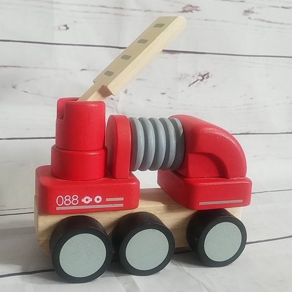 Plan Toys Other - Plan Toys Wood mini Fire Truck Ladder